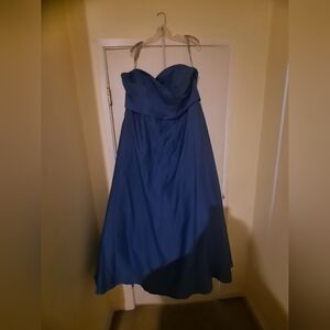 Alfred Angelo Blue Sleeveless Gown with Sweetheart Neckline